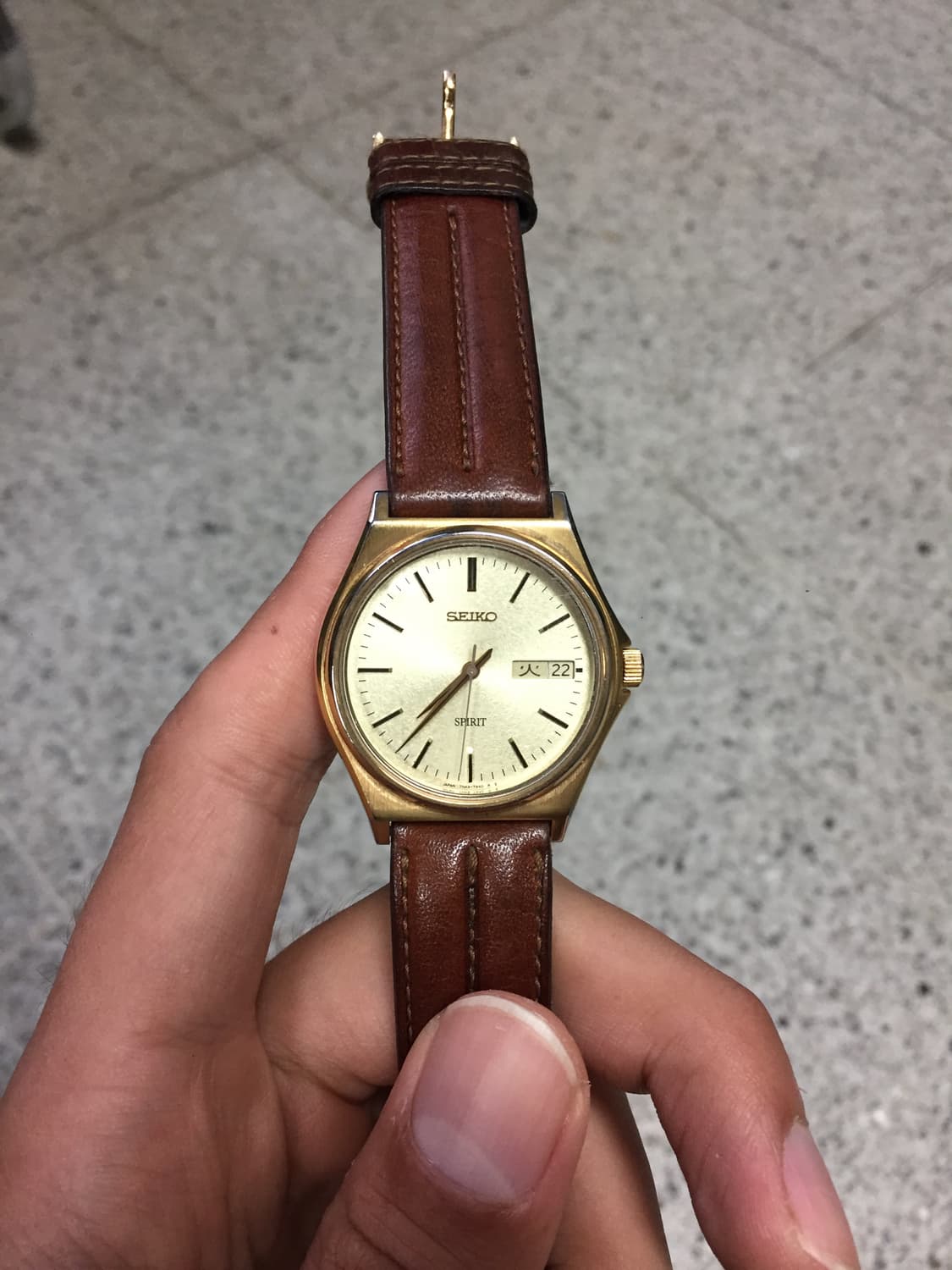 90s seiko spirit quatz gold day-date 상품이미지1