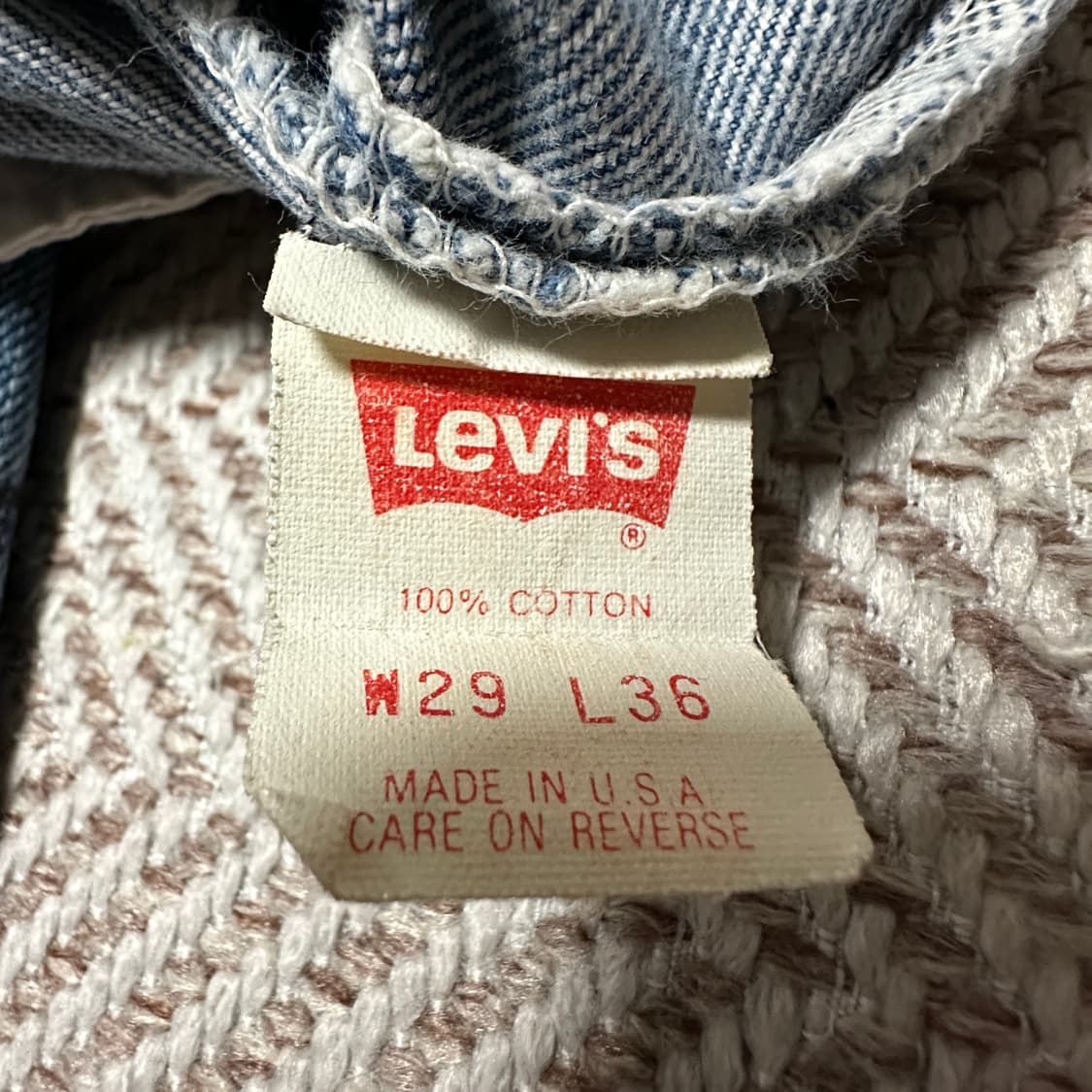 LEVI'S 501XX 90's usa made vintage denim 상품이미지4