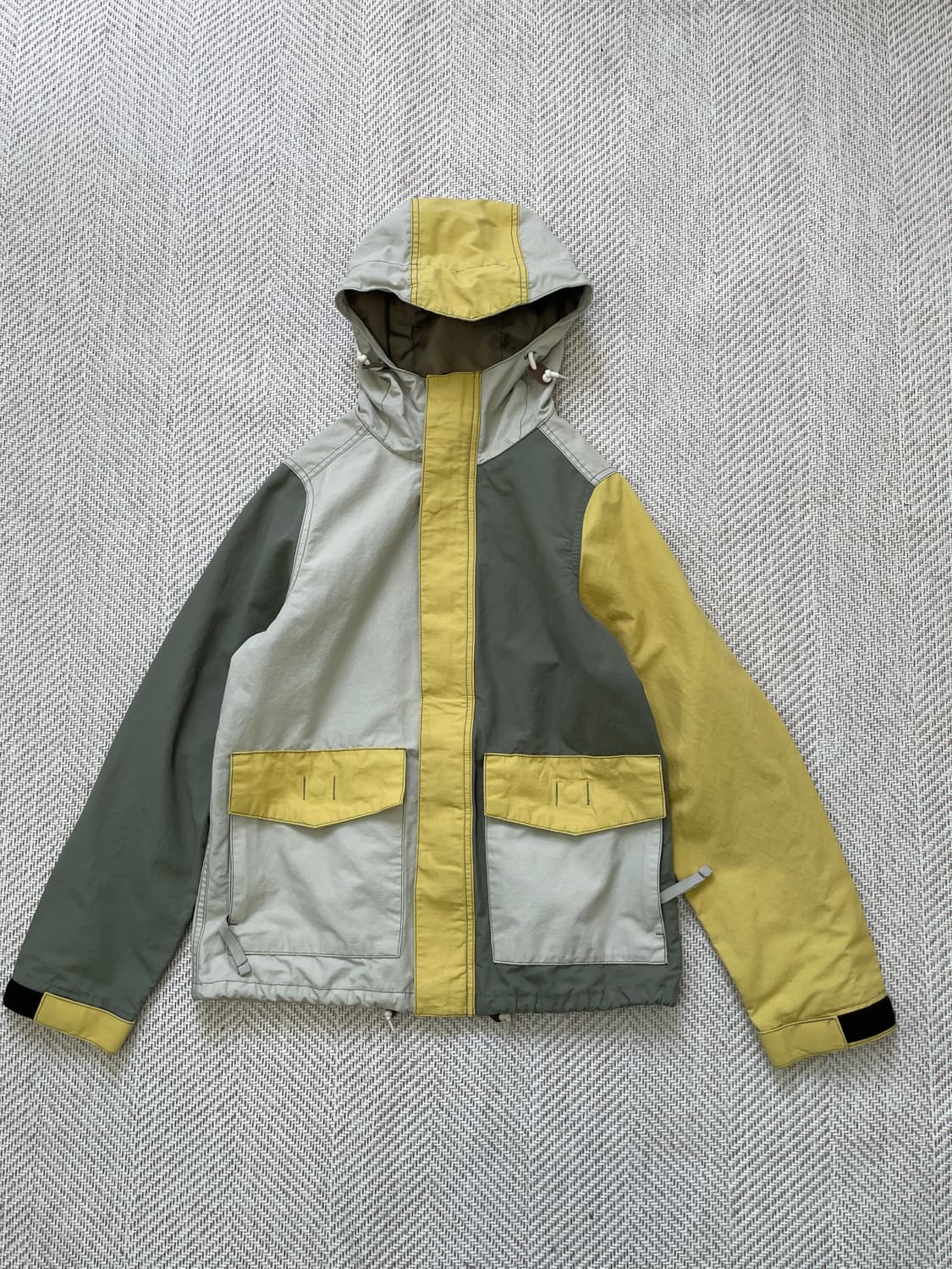 빈티지 필드코어 배색 패널 후드 필드 재킷 J04166 상품이미지2