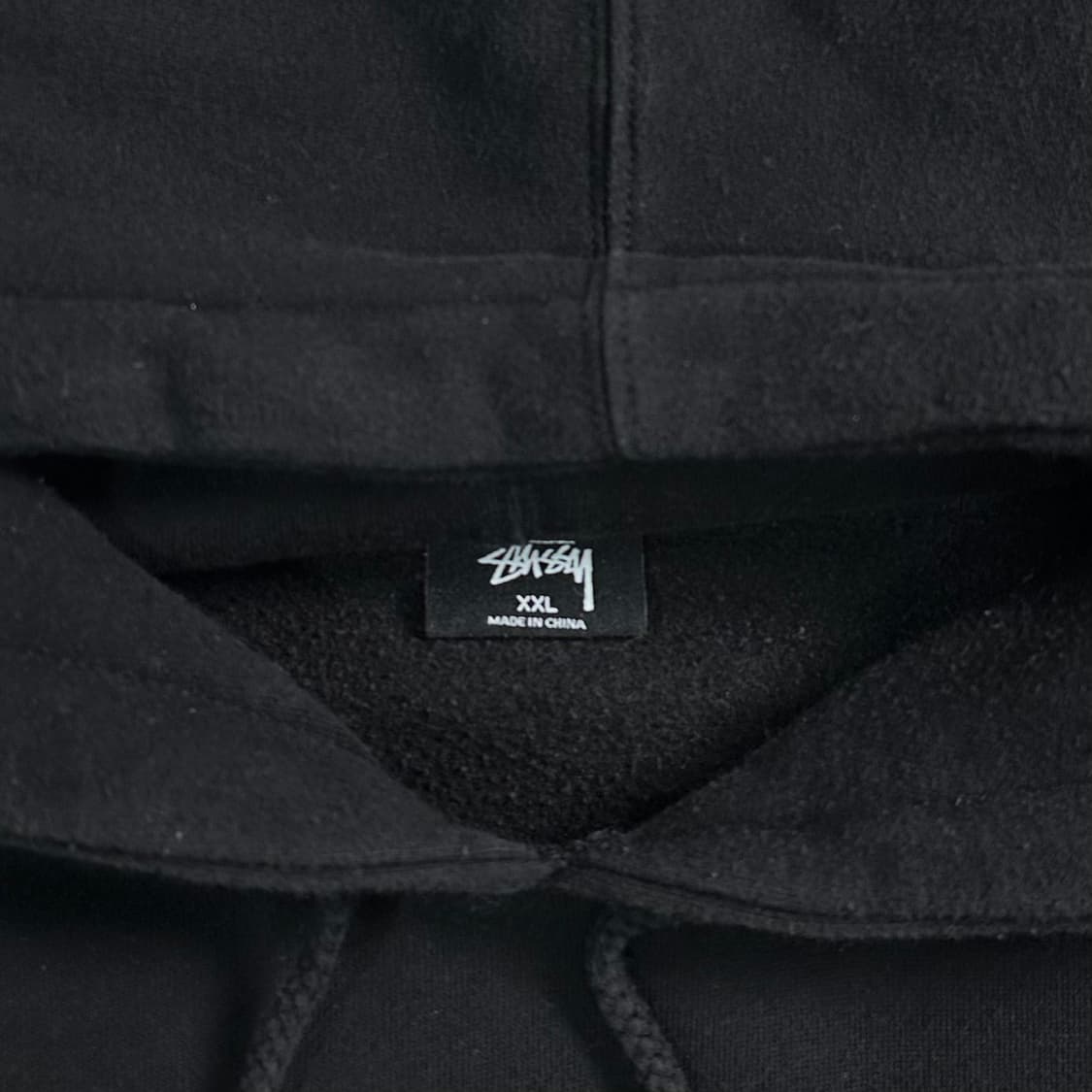 스투시 스타로고 블랙 오버사이즈 후드티  상품이미지5