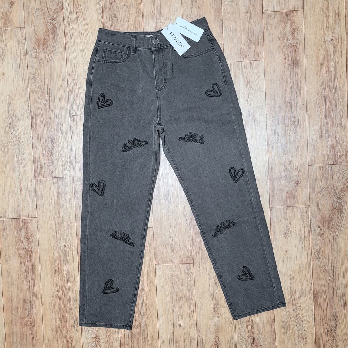 로브로브(LOVLOV) 하트자수 데님 55-66 새상품 상품이미지5