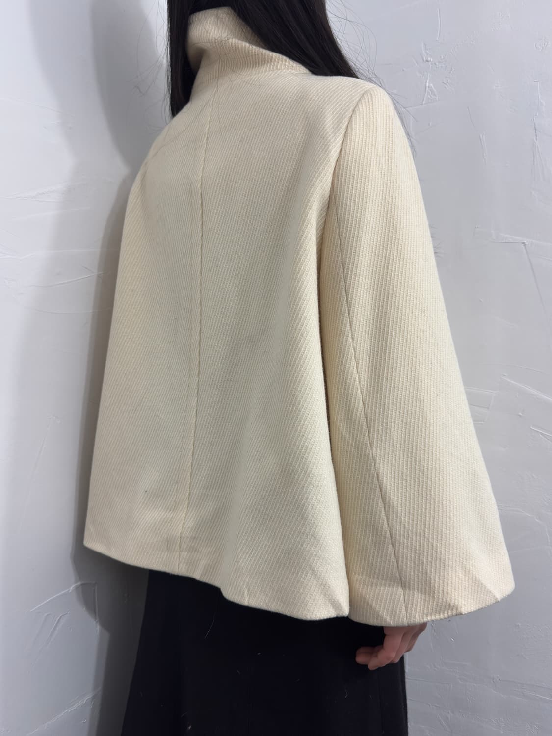 untitled ivory button wool jacket 상품이미지5