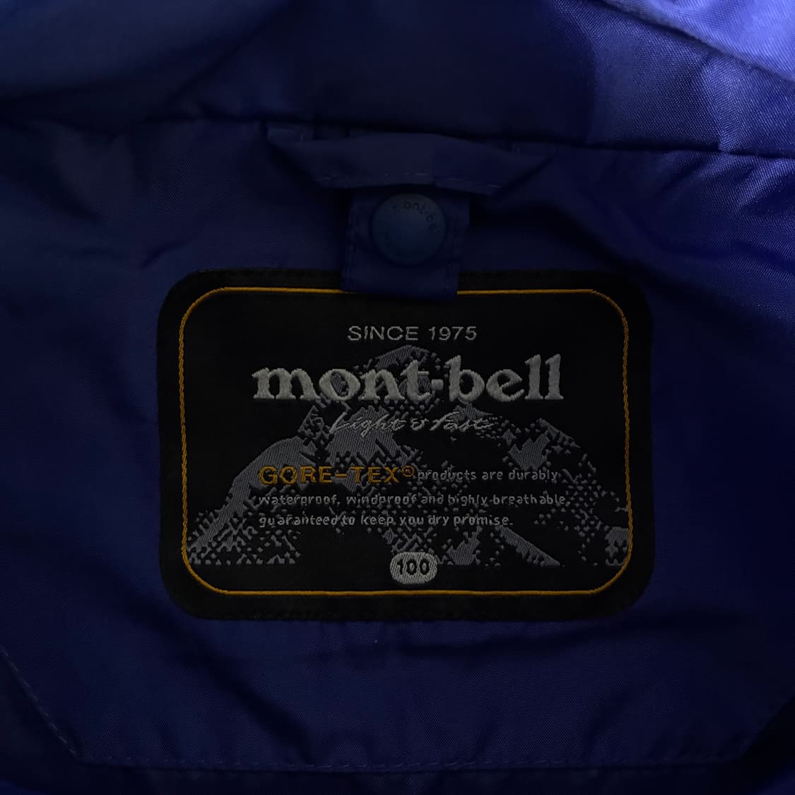 Montbell  몽벨 고어텍스 나일론 바람막이 자켓  상품이미지6
