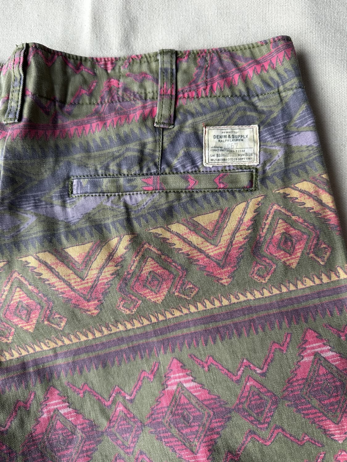 데님앤서플라이 랄프로렌 아즈텍 나바호 패턴 쇼츠 32  상품이미지6