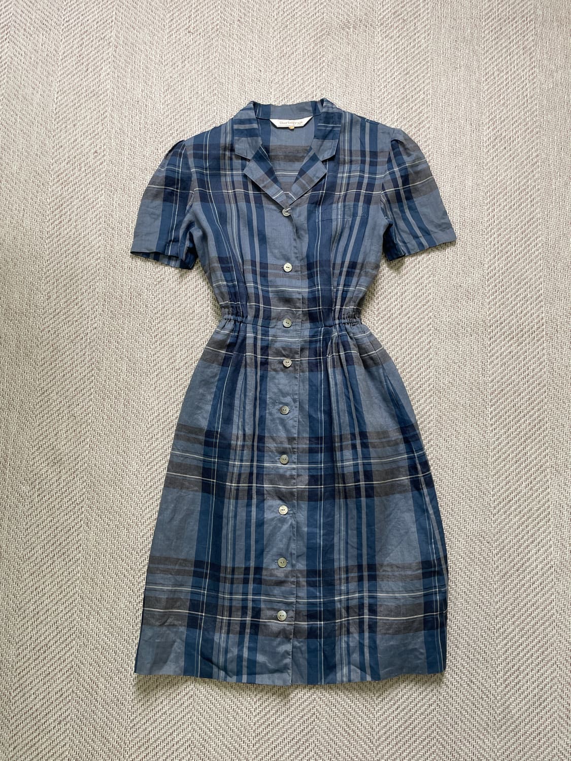 Burberry 버버리 체크 리넨 원피스  J04340 상품이미지3