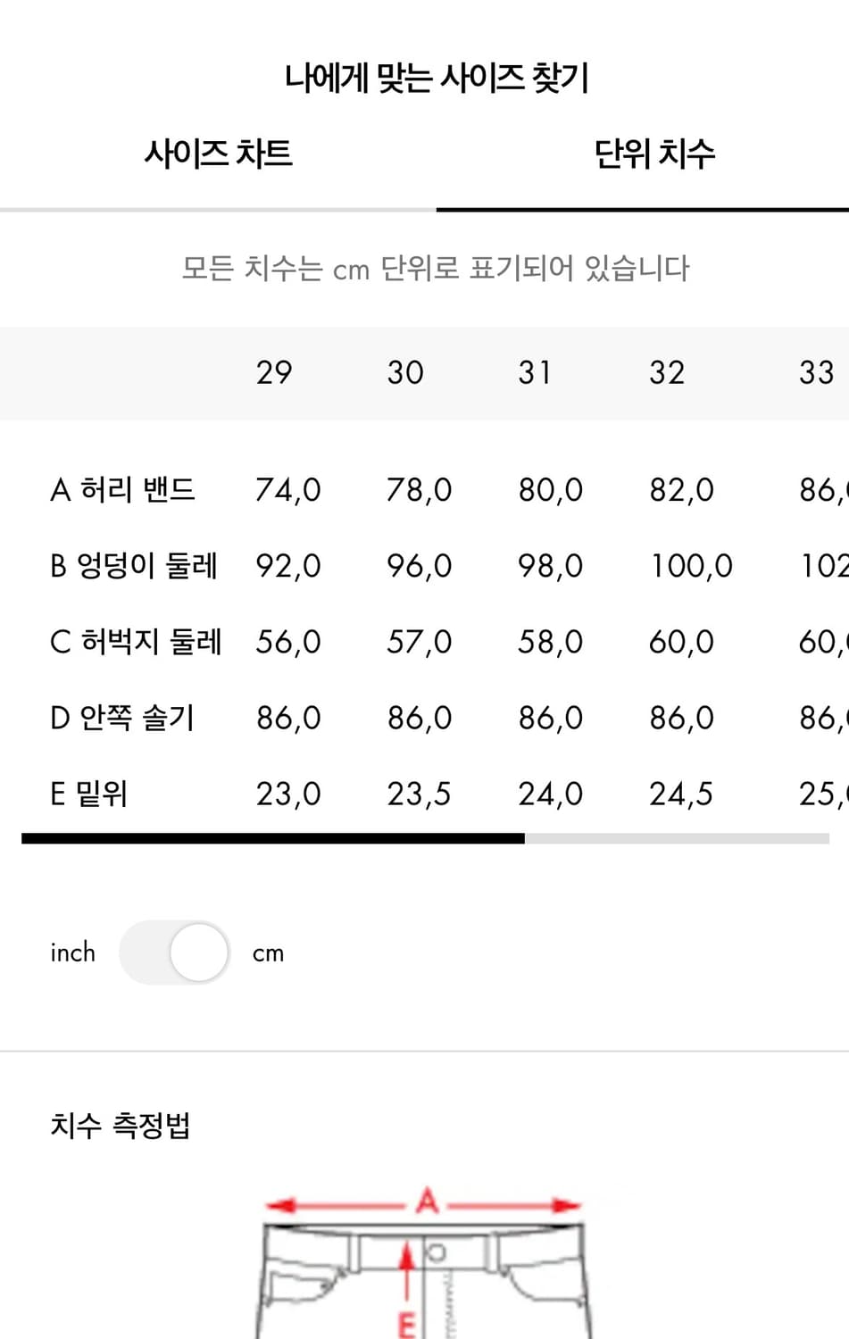 (30)톰포드 슬림 핏 데님 생지 새상품 상품이미지5