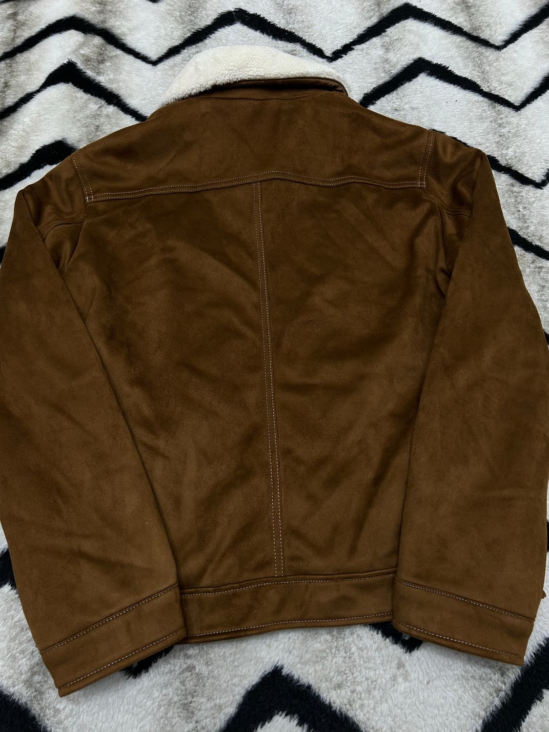 [한국L]ZARA 스웨이드 투포켓 자켓/브라운 상품이미지3