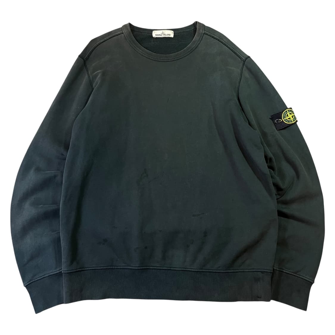 스톤아일랜드 워시드 와펜 맨투맨 상품이미지1