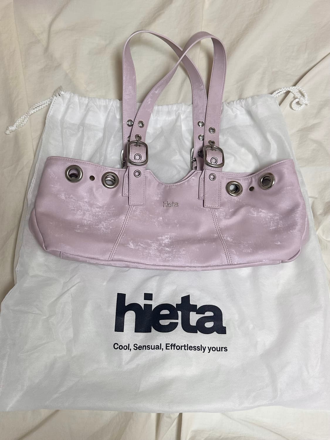히에타 Becky mini bag powder pink 파우더 핑크 상품이미지4
