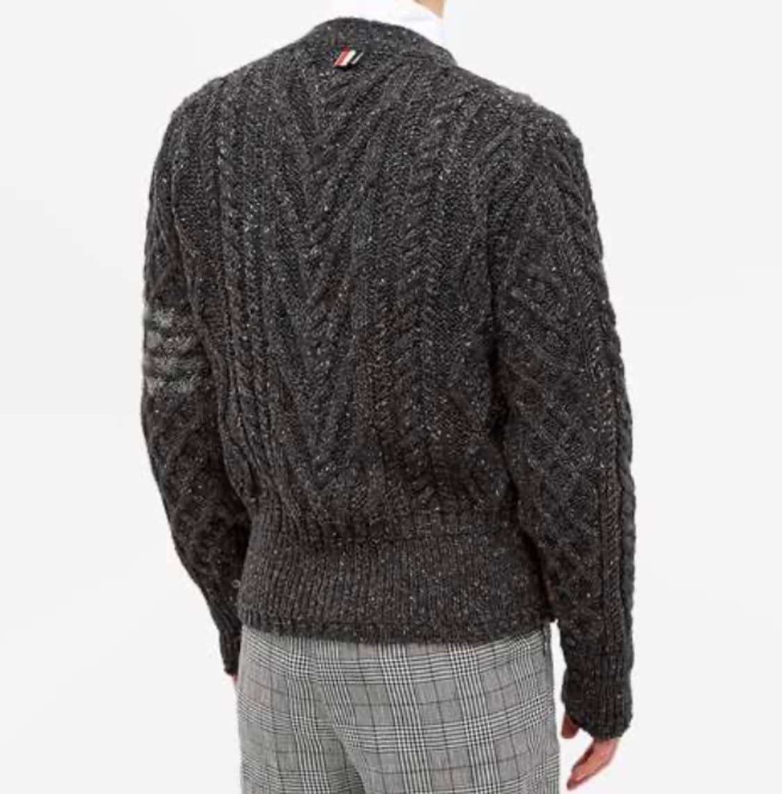 톰브라운 케이블 가디건 다크그레이 4 상품이미지3