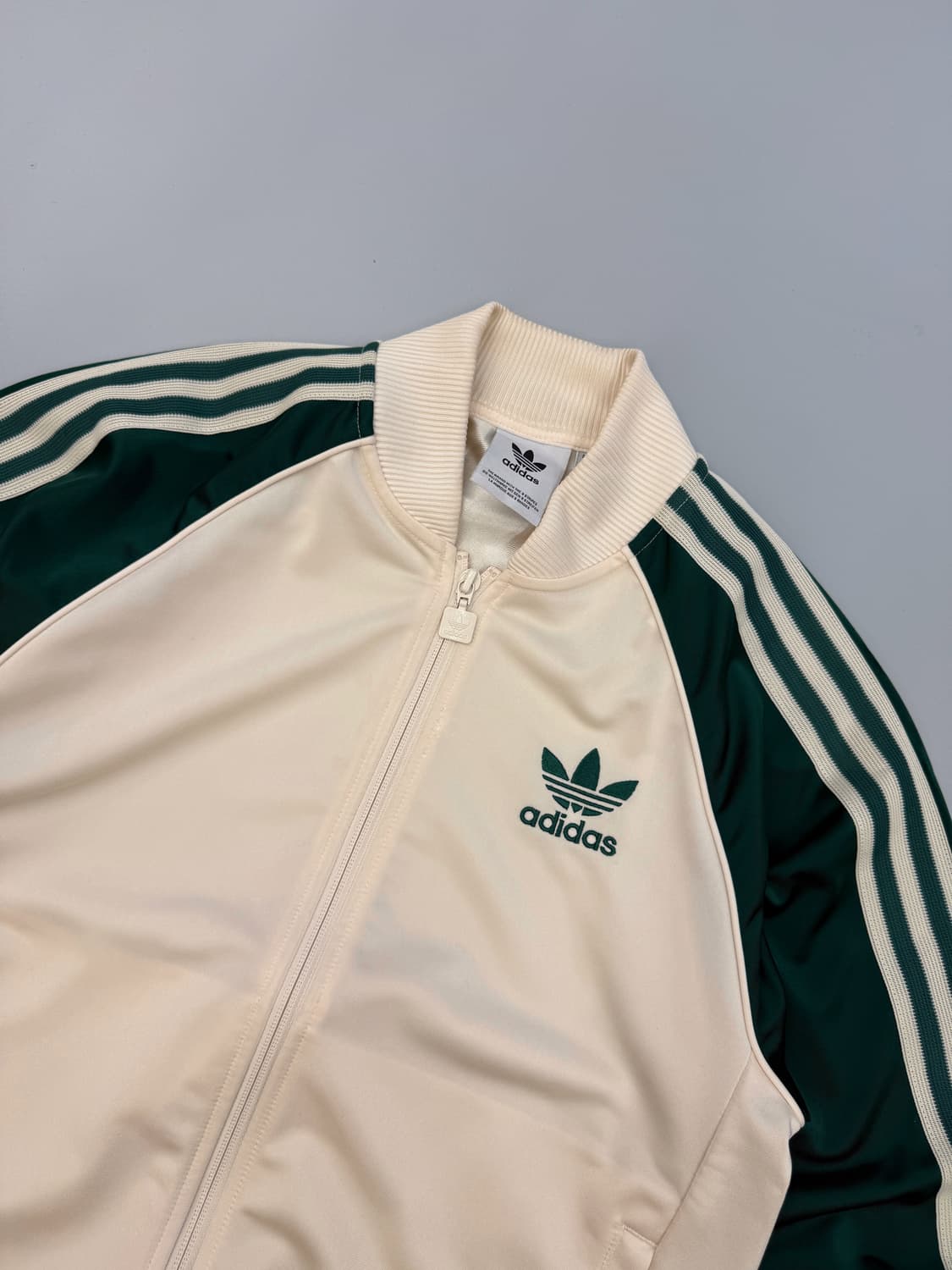 아디다스 루즈핏 흰 초 유로파 트랙 져지 상품이미지2