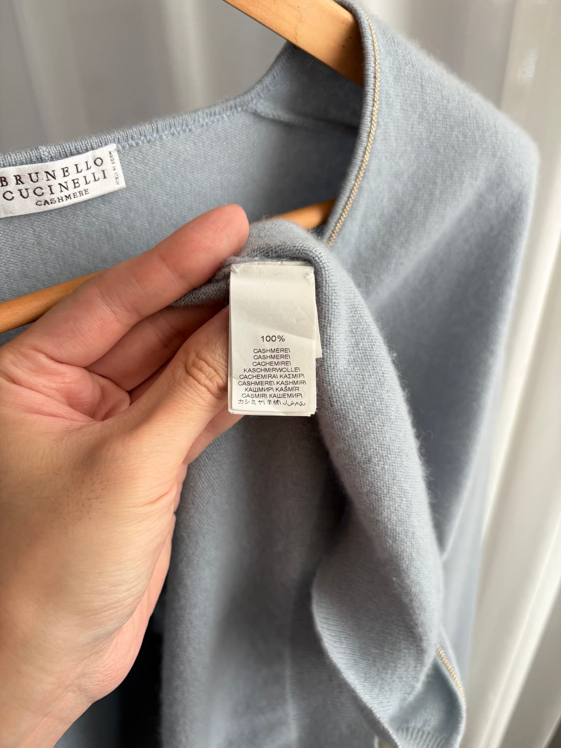 브루넬로 쿠치넬리 캐시미어 100% 카디건 상품이미지9