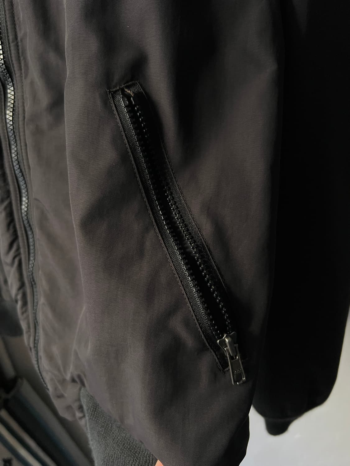 [S]엘엘빈 USA 플리스 라이닝 블랙 웜업 자켓 상품이미지4