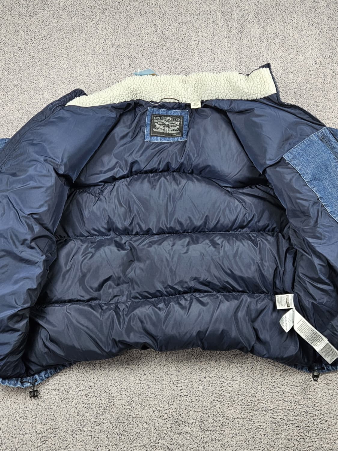 리바이스 슈퍼 푸퍼 데님 패딩 자켓 ( L ) / 10394 상품이미지10