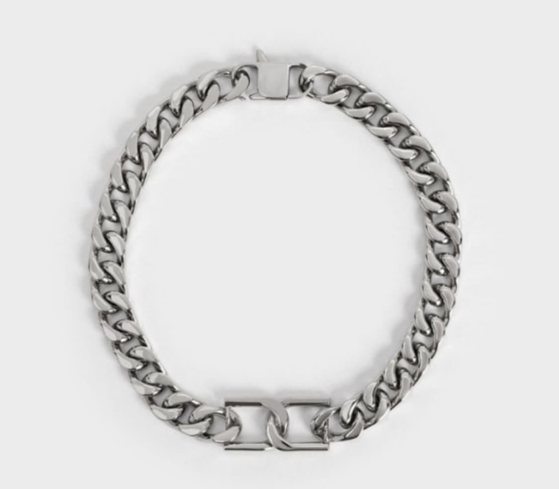 찰스앤키스 게빈 체인 링크 초커 목걸이 실버 상품이미지4