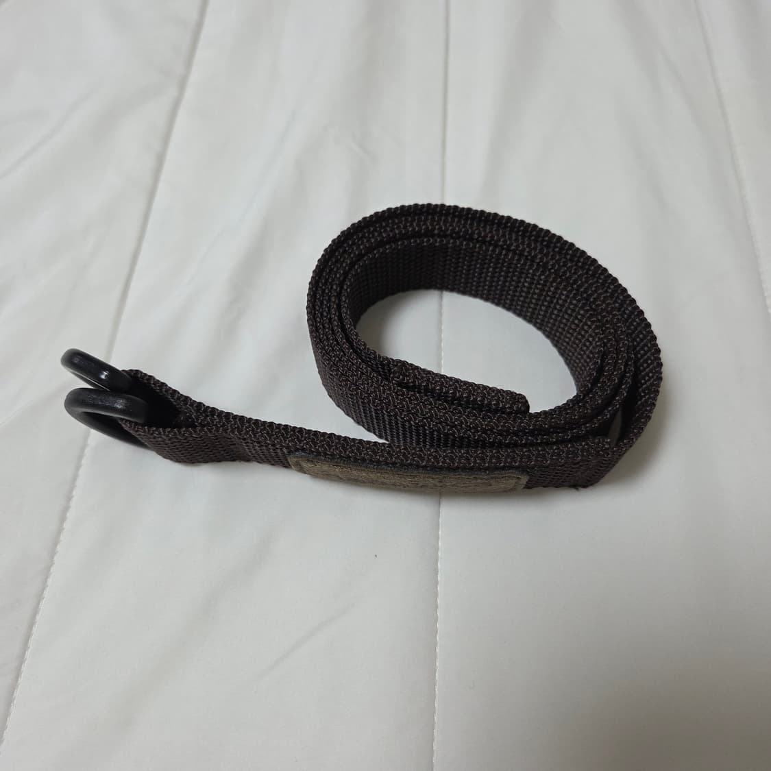 나나미카 테크 벨트 브라운 / 로고 패치 D링 웨이빙 상품이미지2