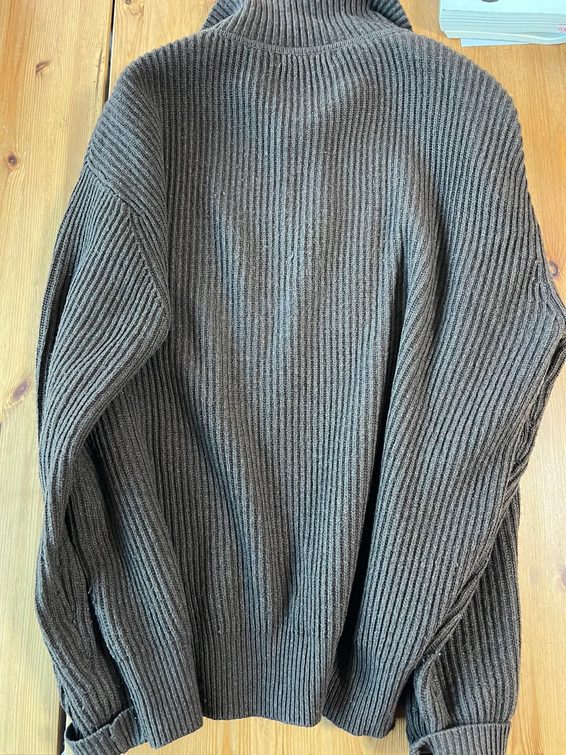 마티스더큐레이터 풀 니트집업 상품이미지4