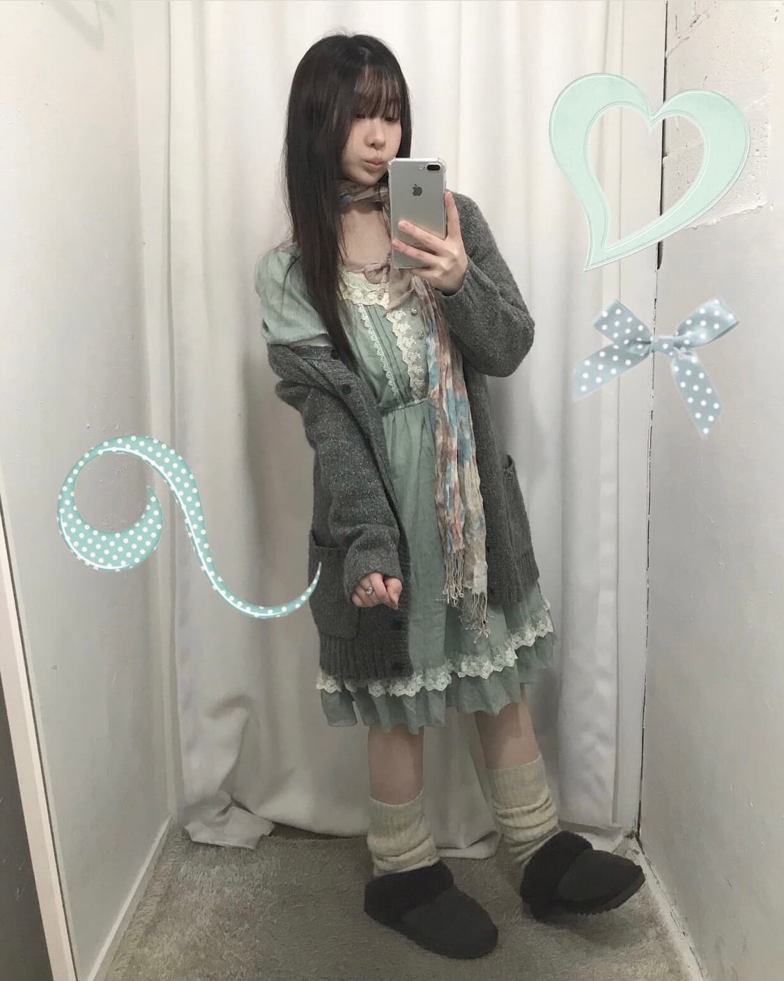 민트 소녀 코디 세트 🤍 상품이미지1