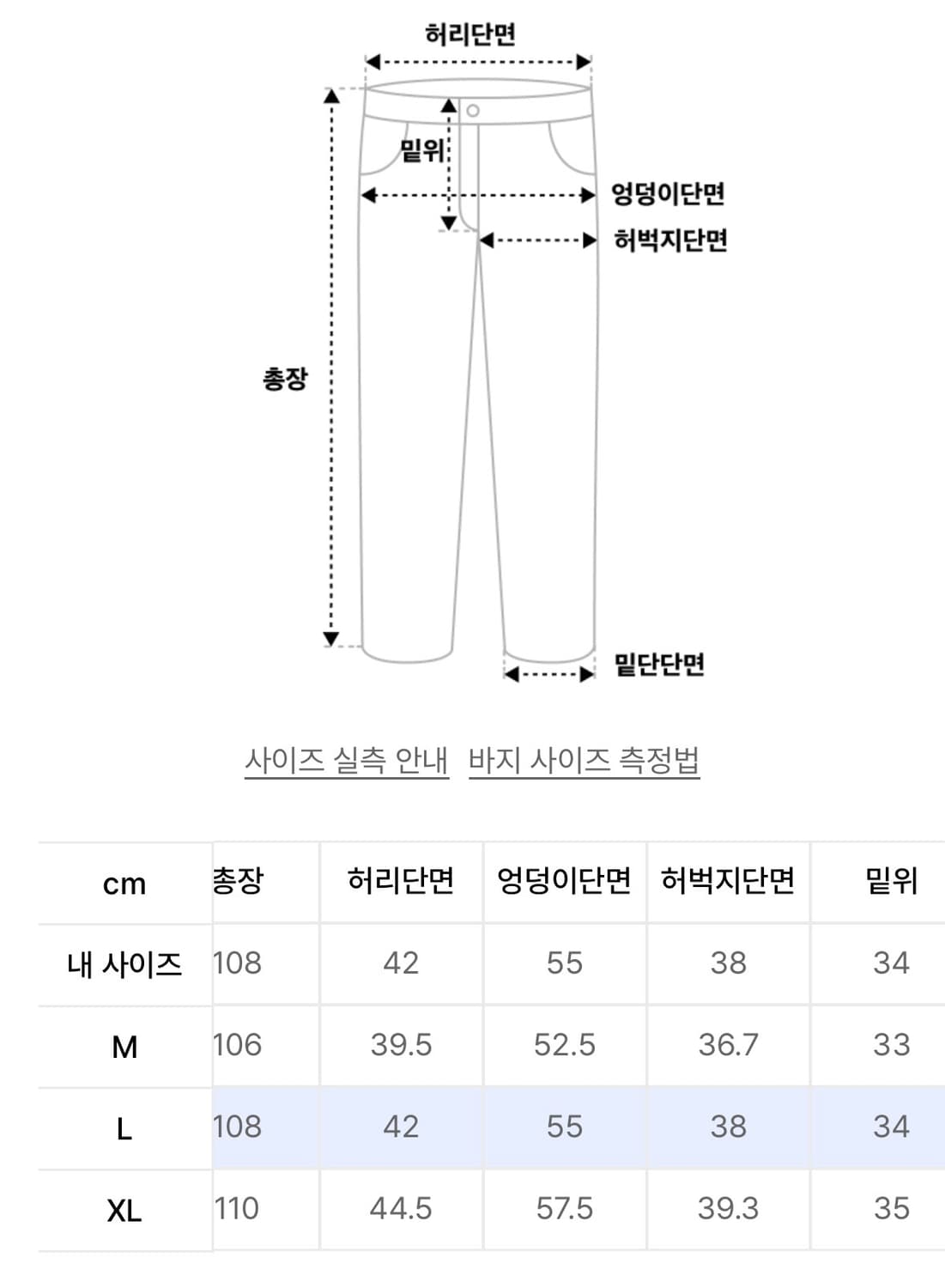 (새상품) 키뮤어 카펜터 팬츠 상품이미지3