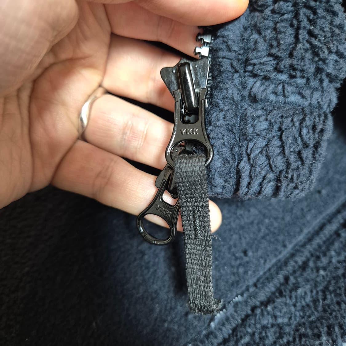 스톤아일랜드 가먼트다잉 탄창 후리스 집업 (희귀매물) 상품이미지8