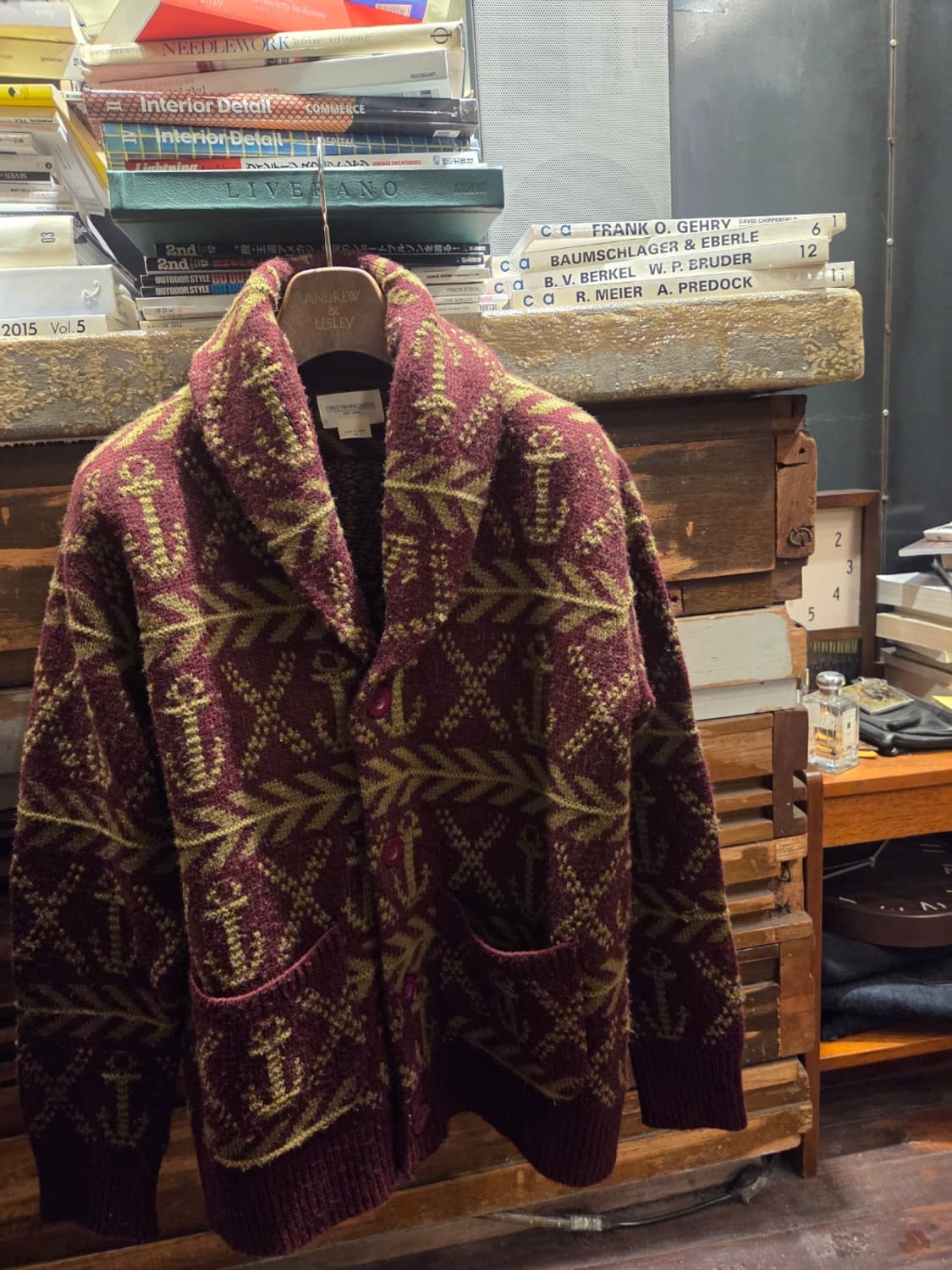 오베이 숄칼라 카디건 상품이미지9