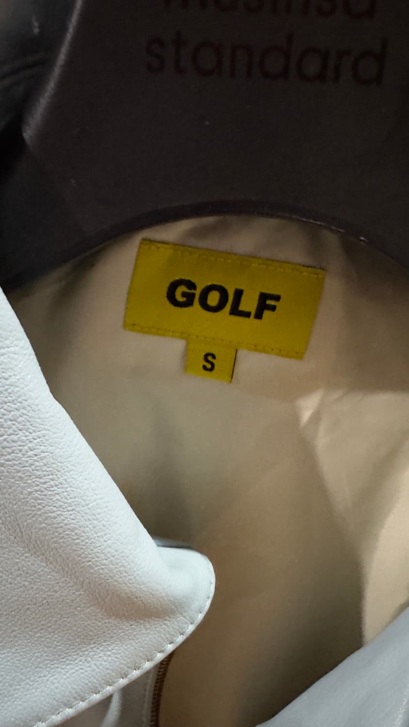 골프왕 Golf Wang Quilted Leather Jacket 상품이미지3