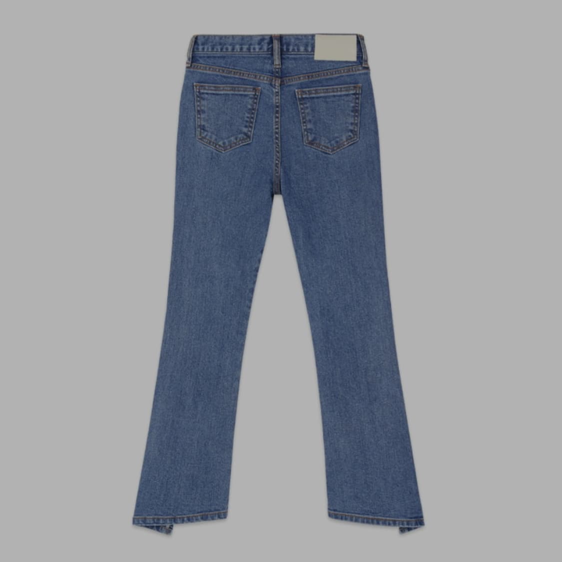 앤더슨벨 언발란스 슬릿 부츠컷 데님 팬츠 상품이미지7