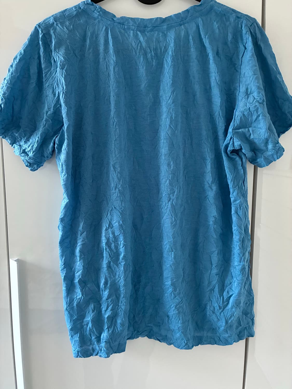 [Issey Miyake ME] 이세이미야케 하늘색 크링클 반팔 티셔츠 상품이미지2