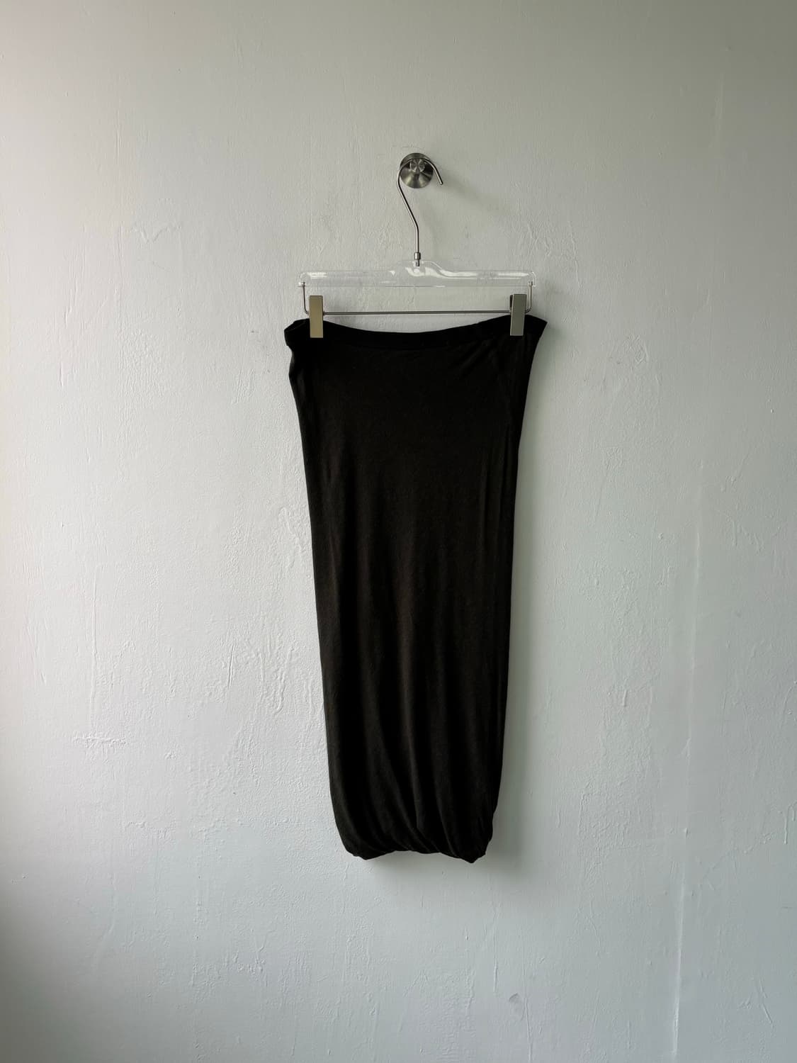 릭오웬스 00s 드레이프 스커트 카키 브라운  상품이미지4