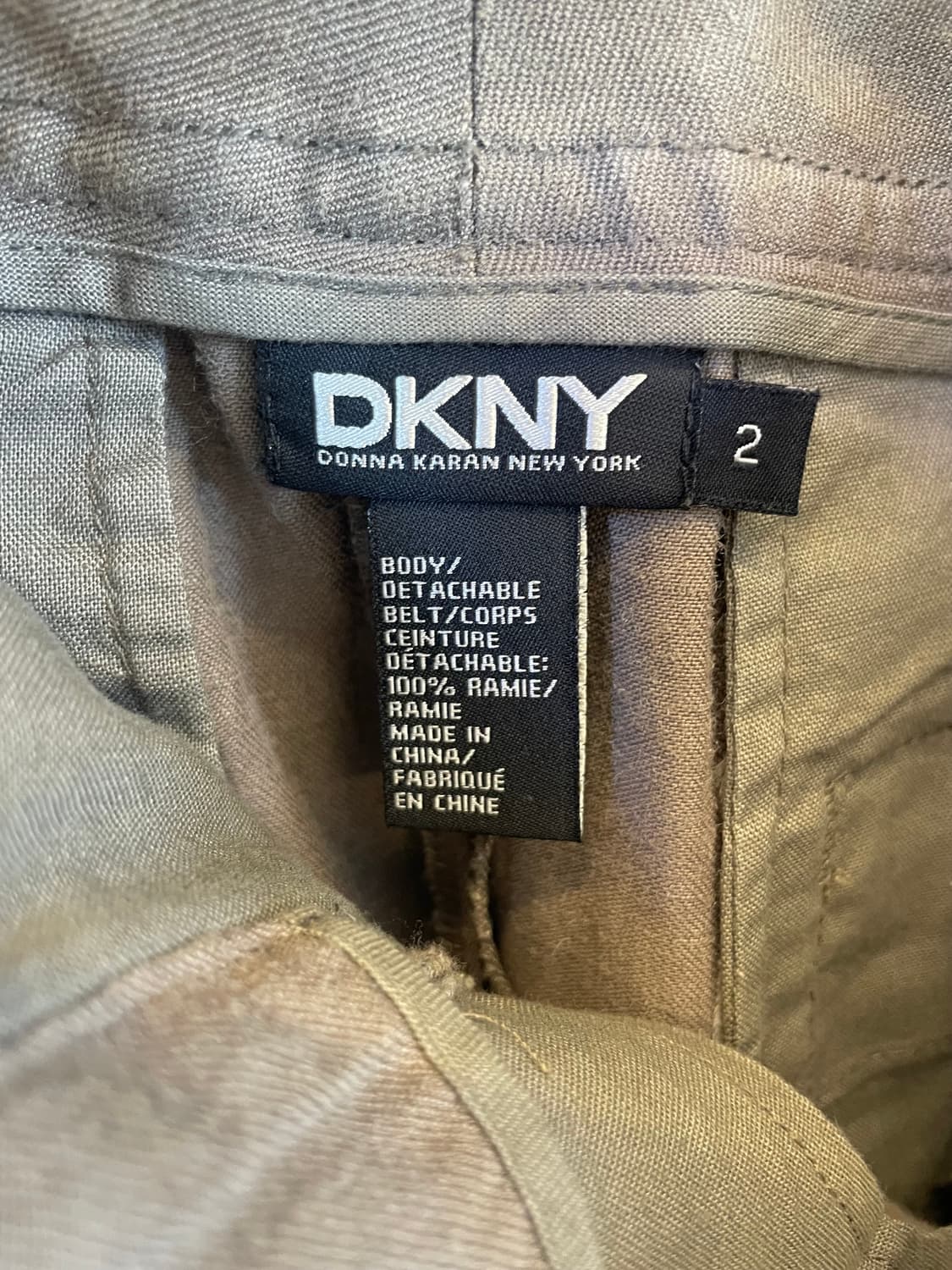 한섬 DKNY 와이드 카고팬츠 마바지 린넨바지팬츠:) 상품이미지2