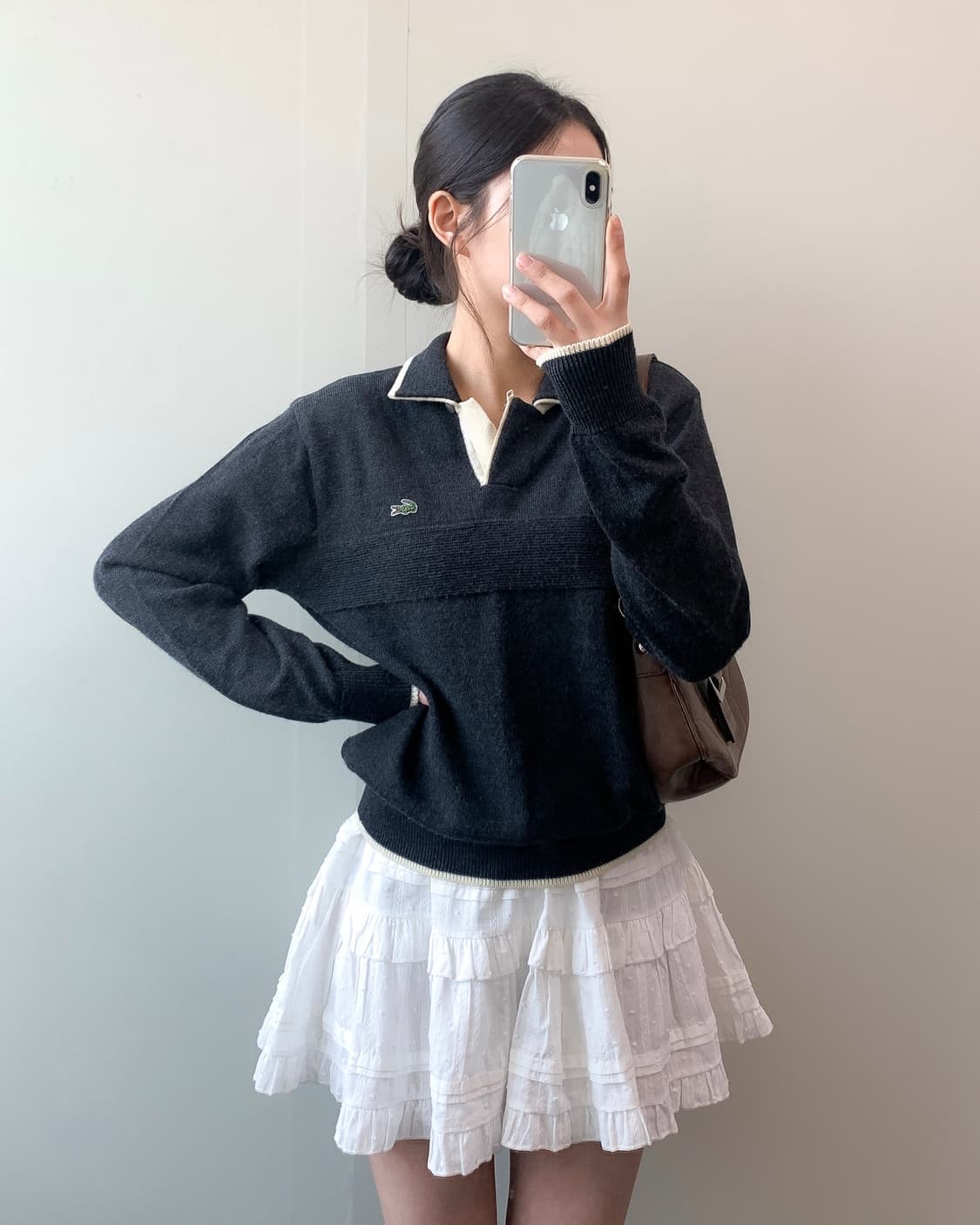 라코스테 카라넥 니트 상품이미지2