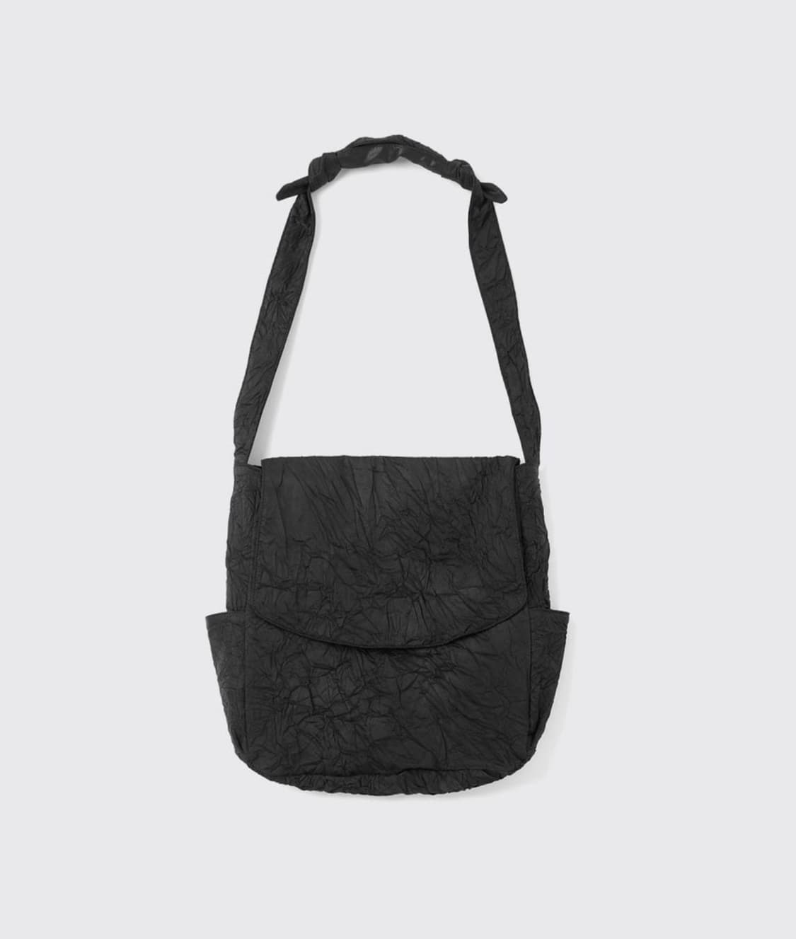 해칭룸 투페이스백 리버시블 크링클 블랙 레더 상품이미지1