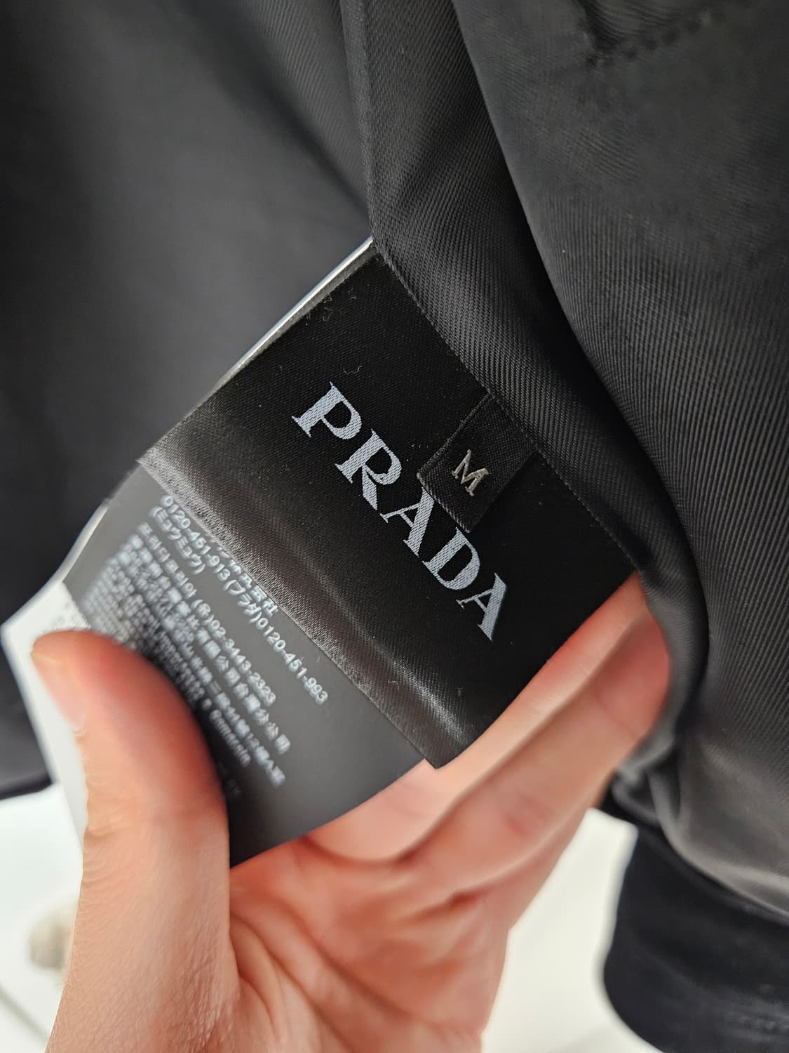 프라다 벨벳 블루종 자켓 M 사이즈 상품이미지7