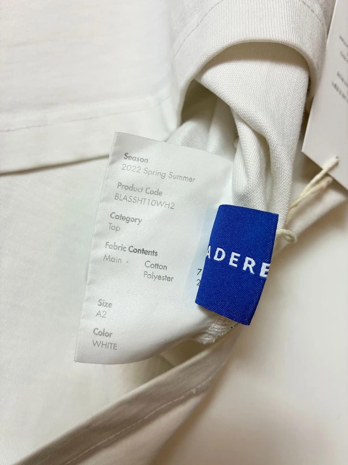 아더에러 ADERERROR 트윈 하트 로고 티셔츠 PN9158 상품이미지10