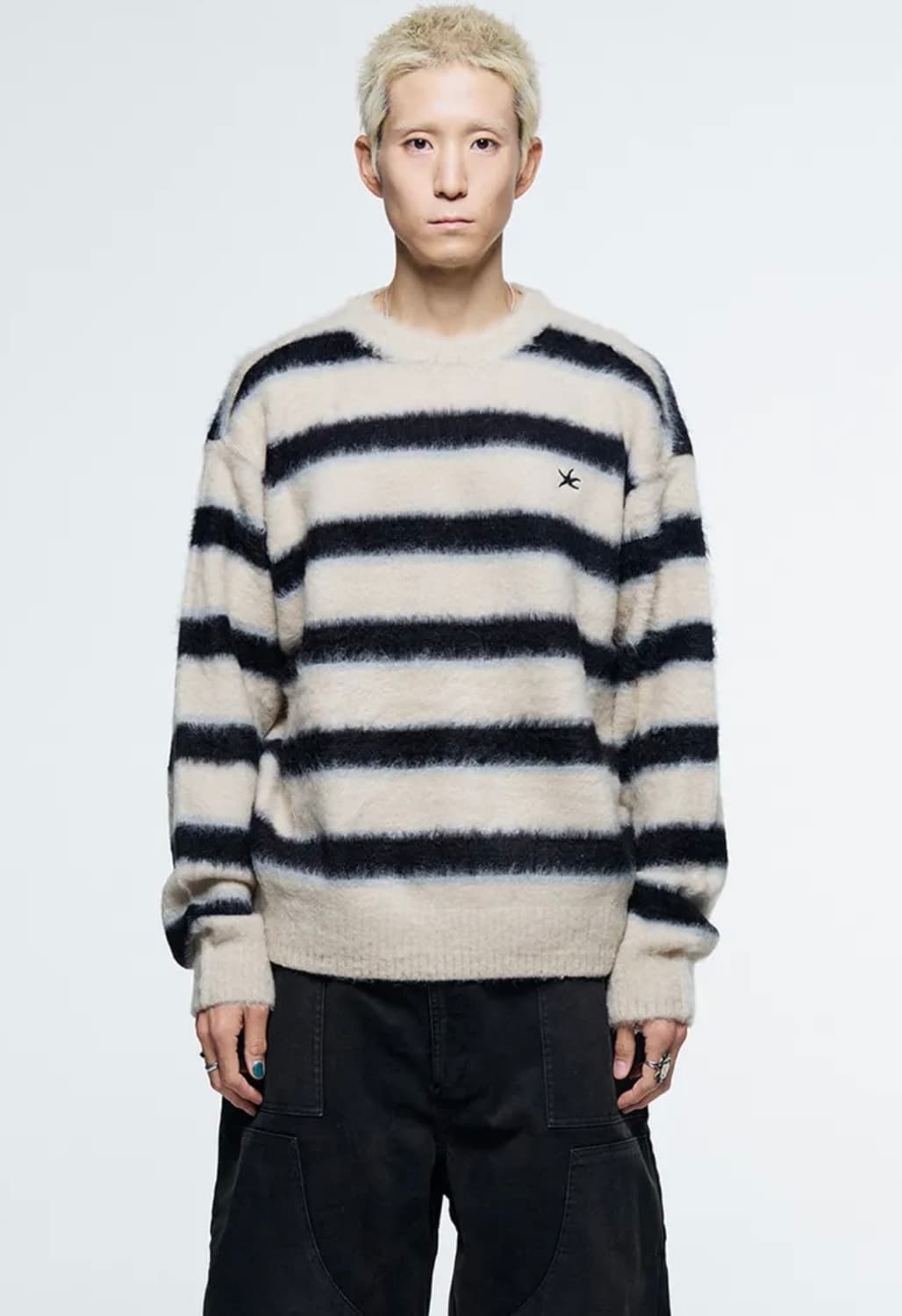 TCM starfish mini logo mohair knit L 상품이미지2