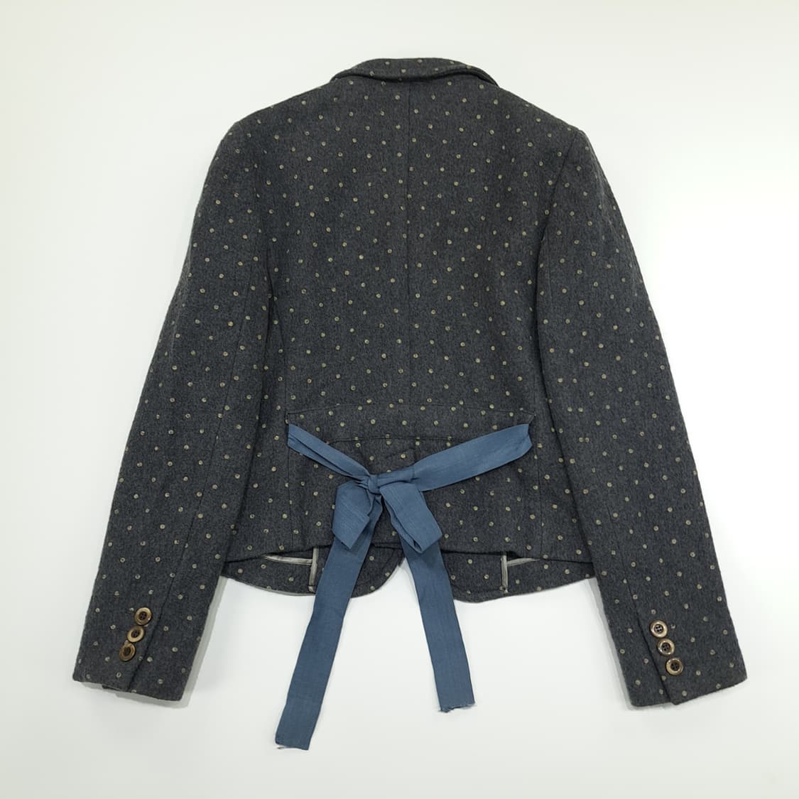 CN820W M 막스마라 위켄드 버진울 도트 자켓 상품이미지8