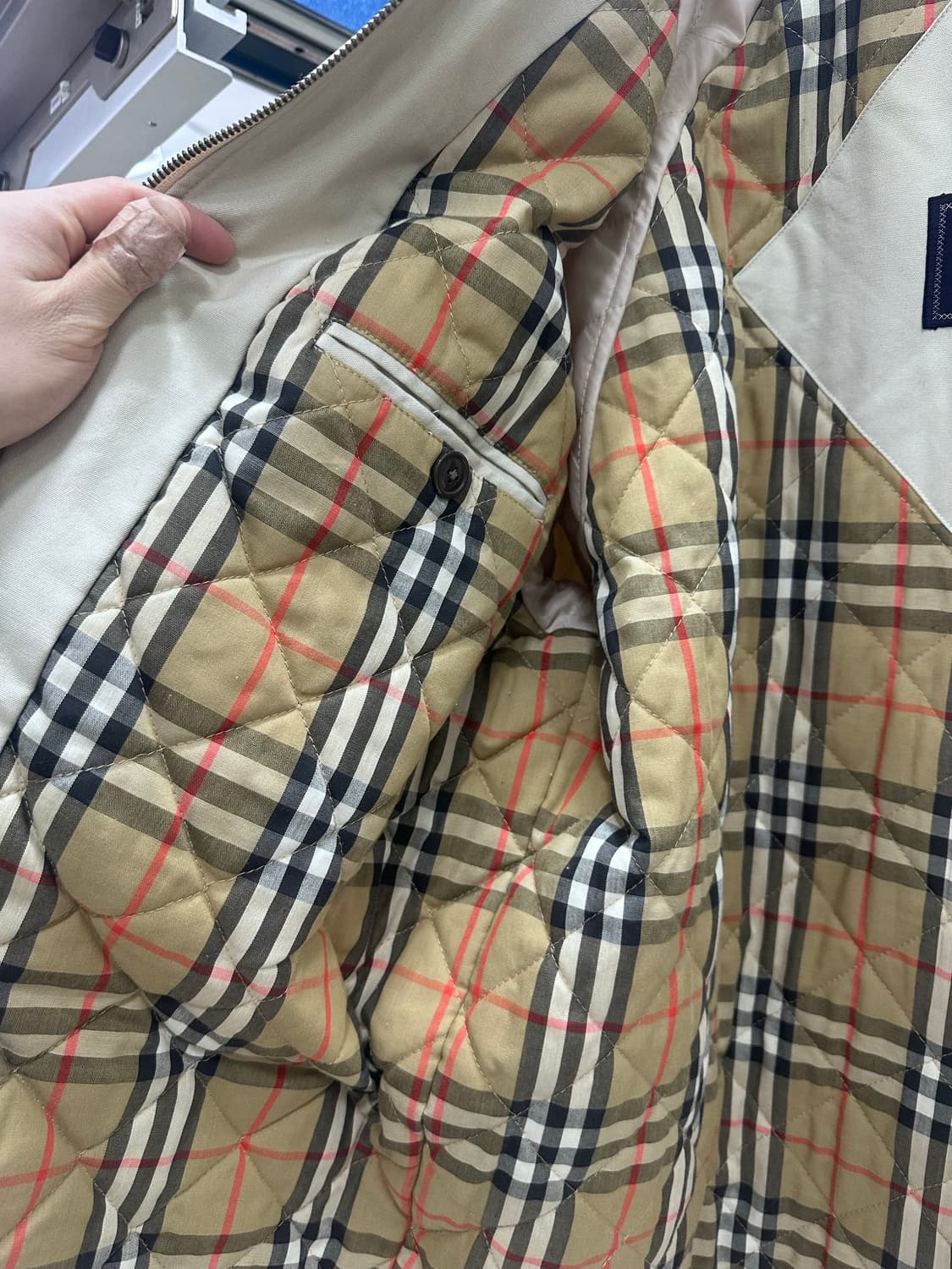 90s 버버리 burberrys 노바체크 필드 자켓 L 상품이미지5