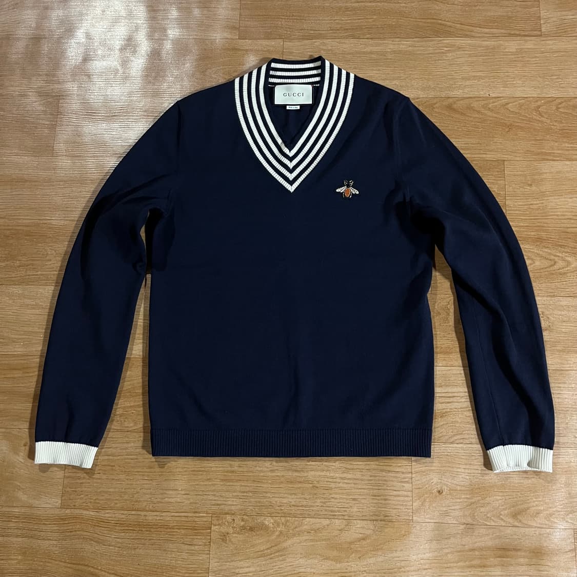 [95] 구찌 꿀벌 브이넥 니트 상품이미지3