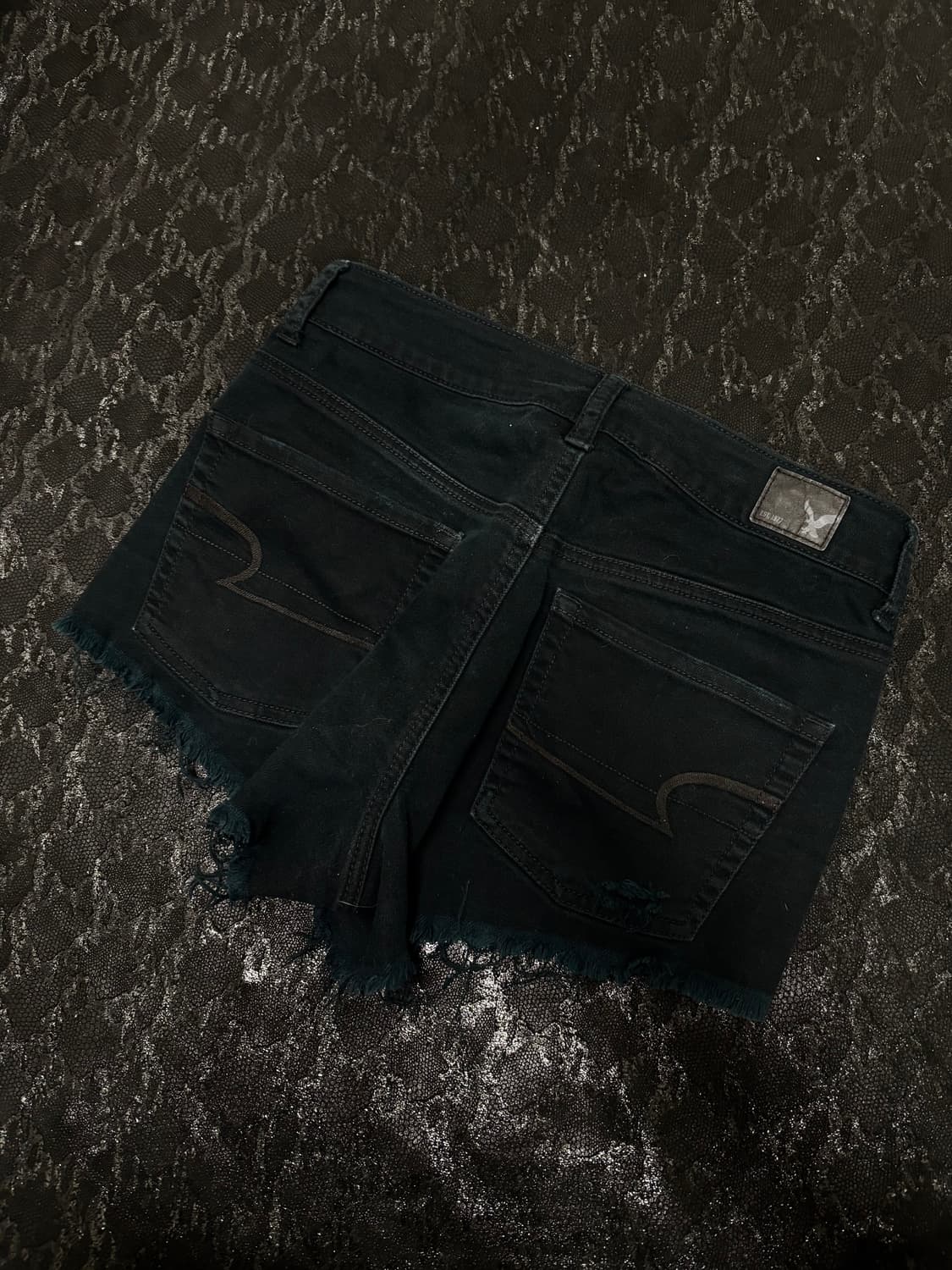 “Vintage” Y2K Deep Green Damaged Pants 상품이미지5