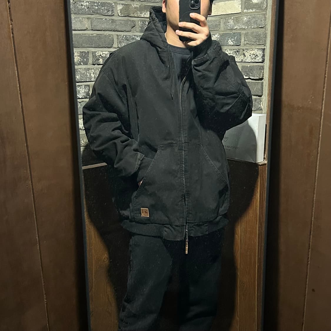 3XL) BERNE USA 빈티지 워크웨어 액티브 후드집업 자켓 상품이미지8