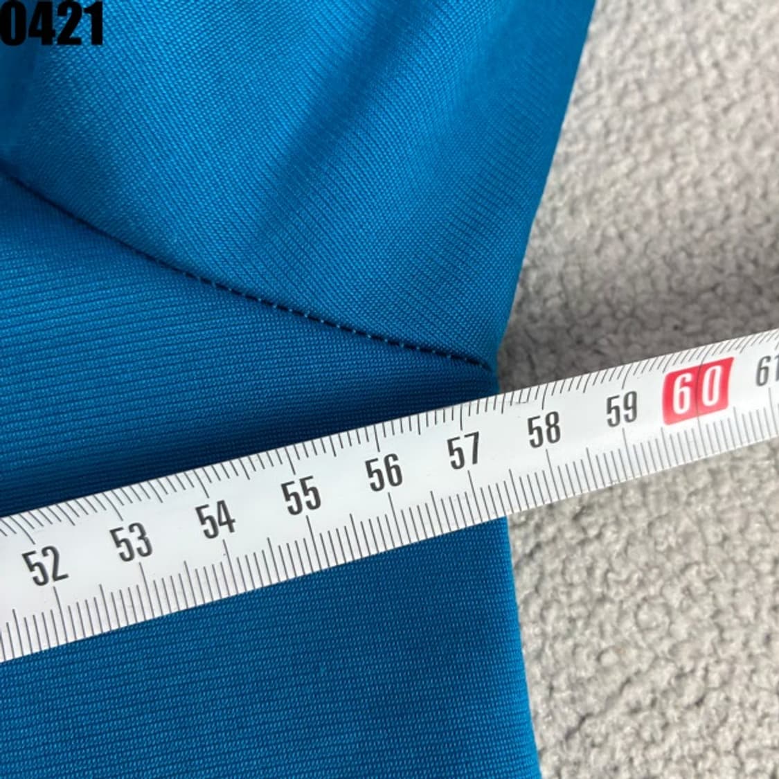 아디다스 파이어버드 져지 집업 트랙탑 블루/오렌지 100 상품이미지4