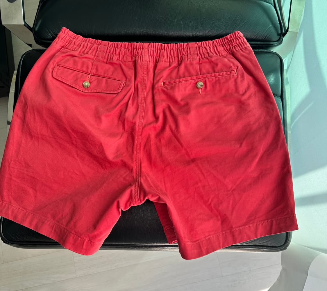 폴로 랄프로렌 프렙스터 쇼츠 레드 710644995044 상품이미지4