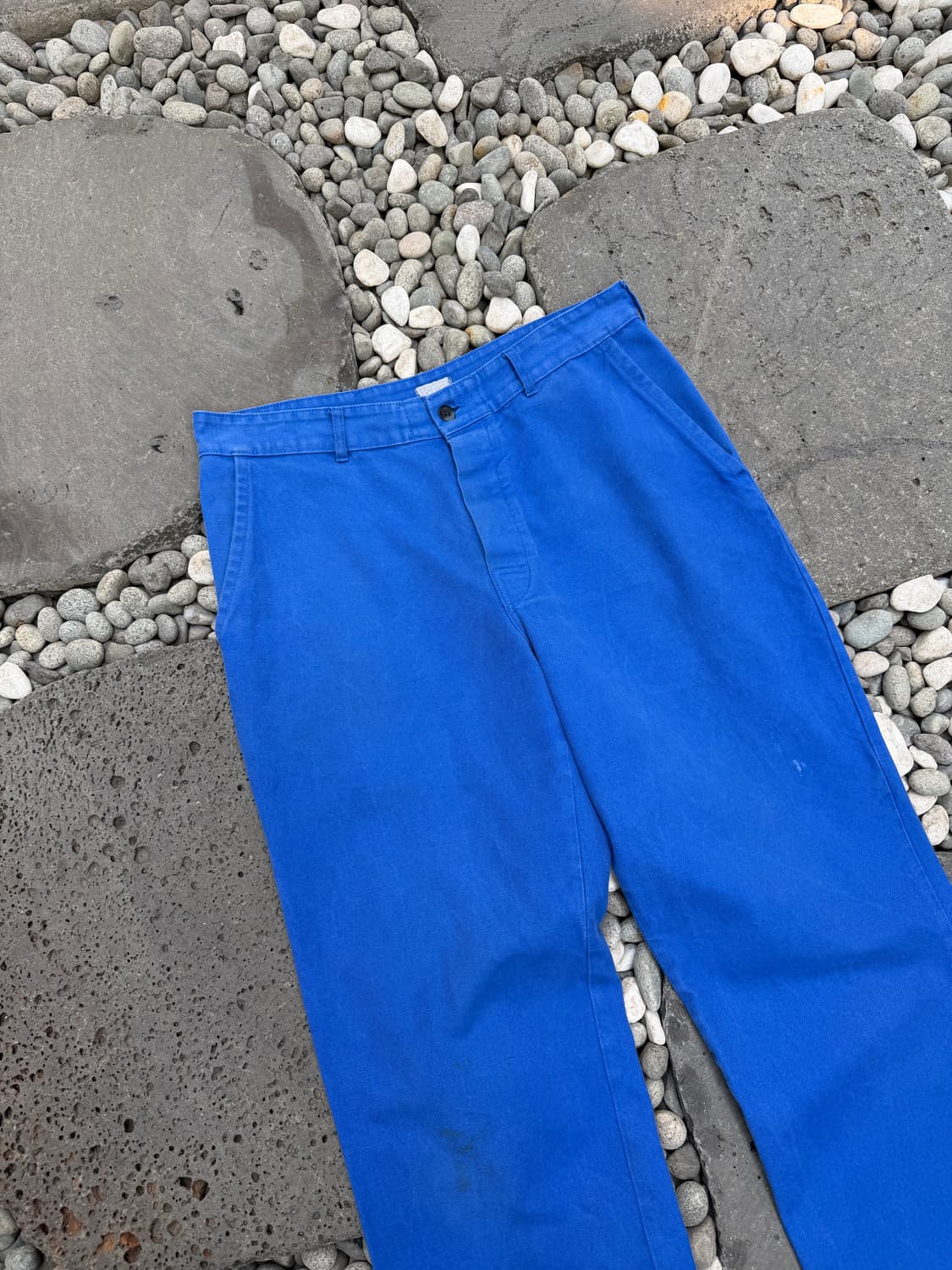 OLD VINTAGE WASHED BLUE FRENCH 프렌치 워크팬츠 상품이미지5