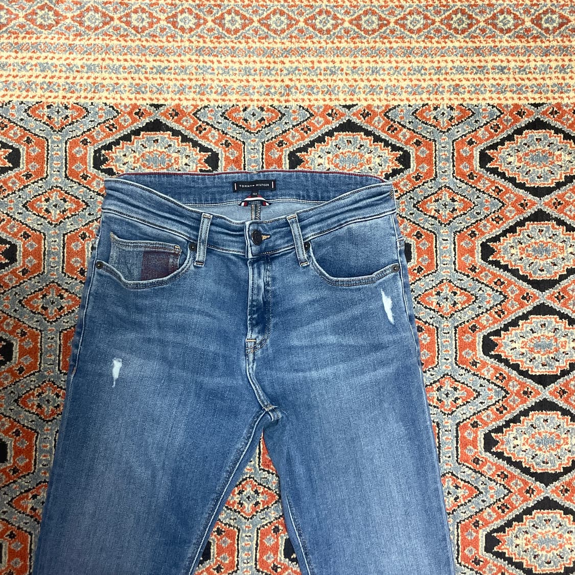 타미힐피거 중청 데님 스키니 팬츠 여성164 상품이미지2