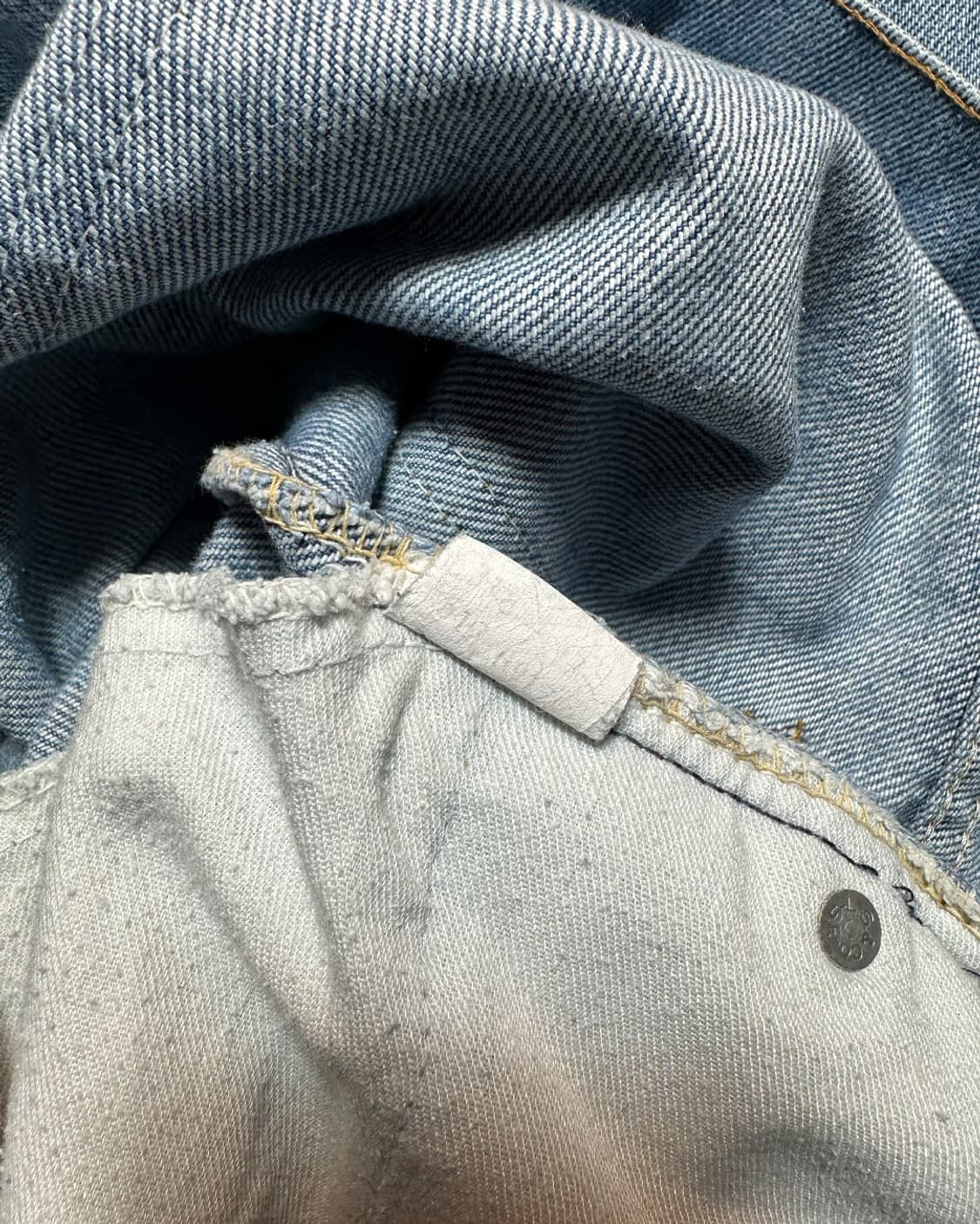 80s 리바이스517 부츠컷 오렌지탭 데님 팬츠 34x32 상품이미지8