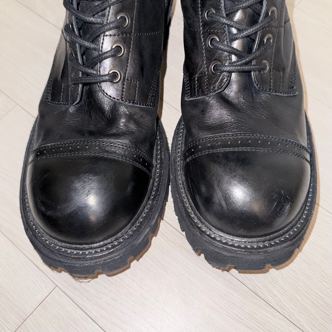 [280] 야세 에어 코만도솔 홀스하이드 부츠 상품이미지2