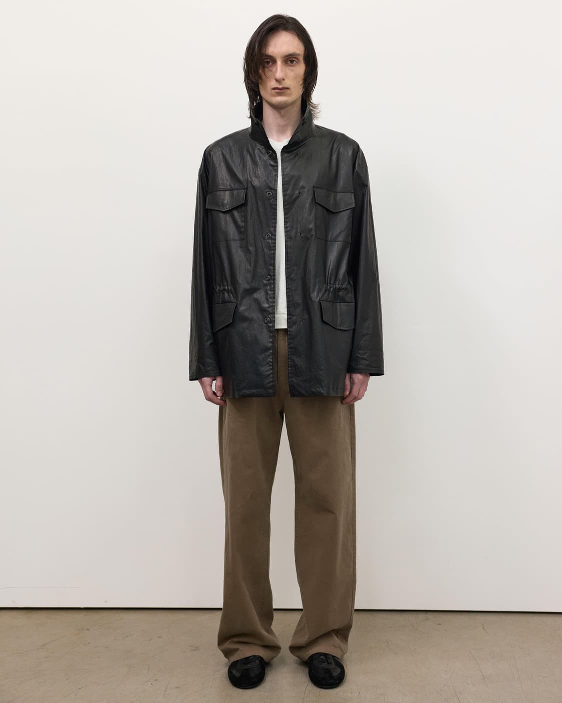 아이엘 필드자켓 Aieu Field Jacket_Coated Black  상품이미지2