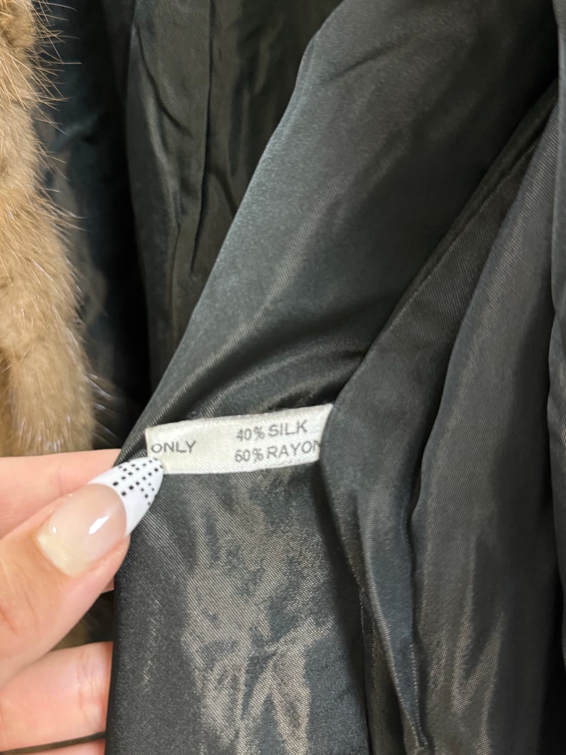 사가밍크 빈티지 코트 브라운 상품이미지6