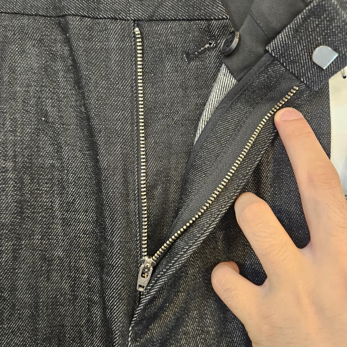 INTEMPO MOOD  로코 원턱 와이드팬츠 블랙 L 새상품 상품이미지2