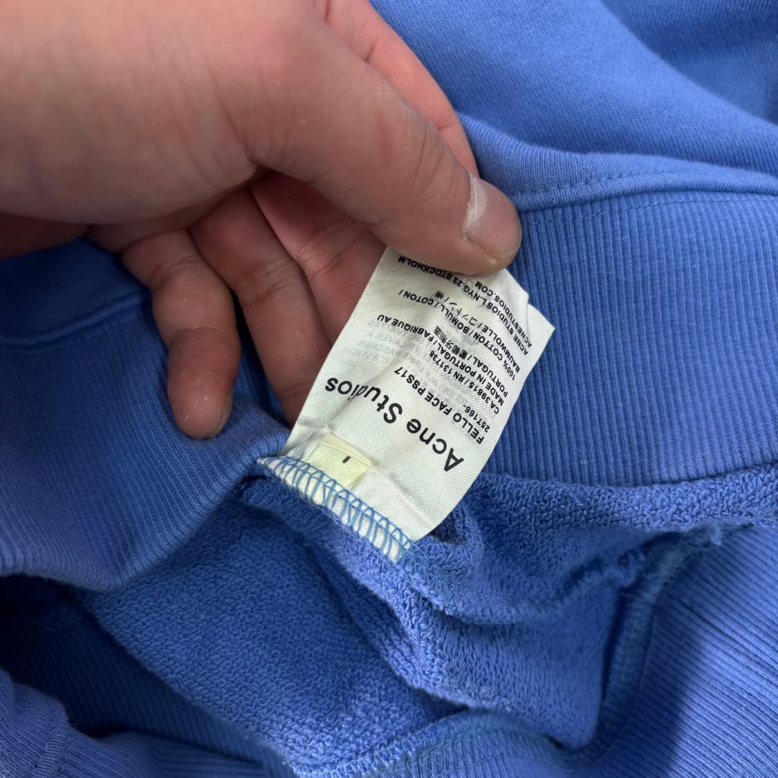 100 아크네스튜디오 페이스로고 맨투맨 상품이미지3